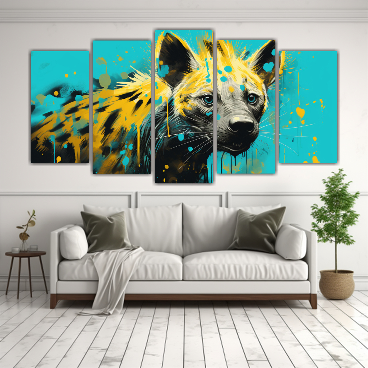 lienzos-tela-expresi-n-efecto-visual-hiena-turquesa-oro-neo-pop-art-1