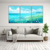 lienzos-tela-paisaje-veraniego-colores-turquesa-estilo-neo-pop-conceptual-alegre-1