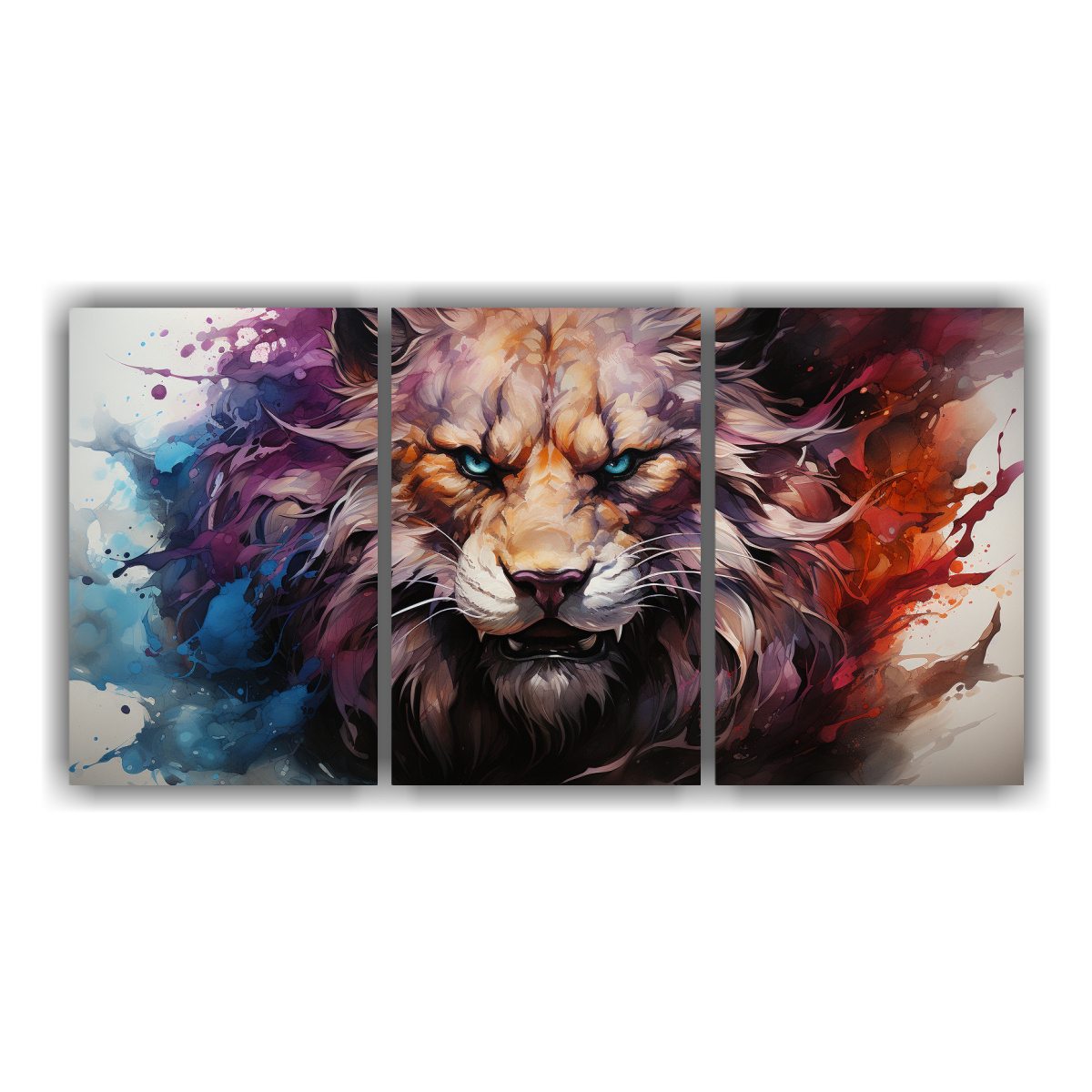 mural-en-bastidor-impreso-con-estilo-de-pintura-acuarela-colorida