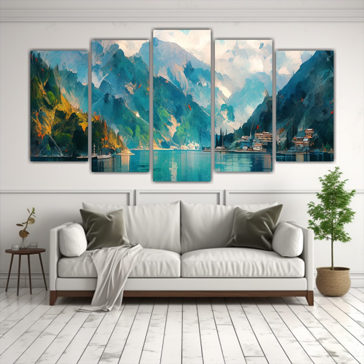 paisajes-abstractos-en-colores-turquesa-de-las-monta-as-junto-al-lago-1