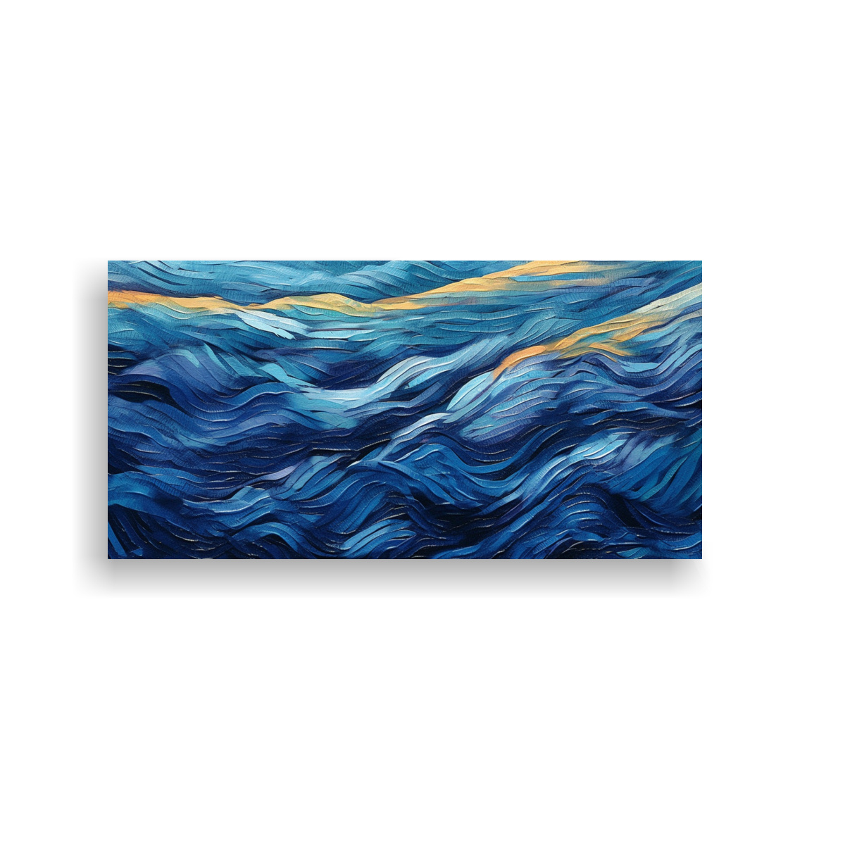 pintura-abstracta-azul-con-campos-horizontales-vibrantes