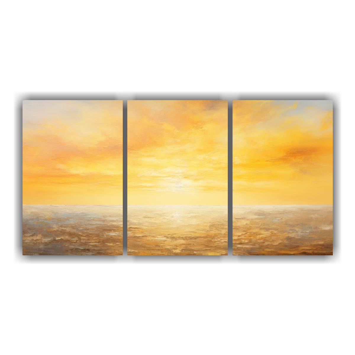 pintura-abstracta-creativa-de-cielo-y-mar-en-tonos-amarillos