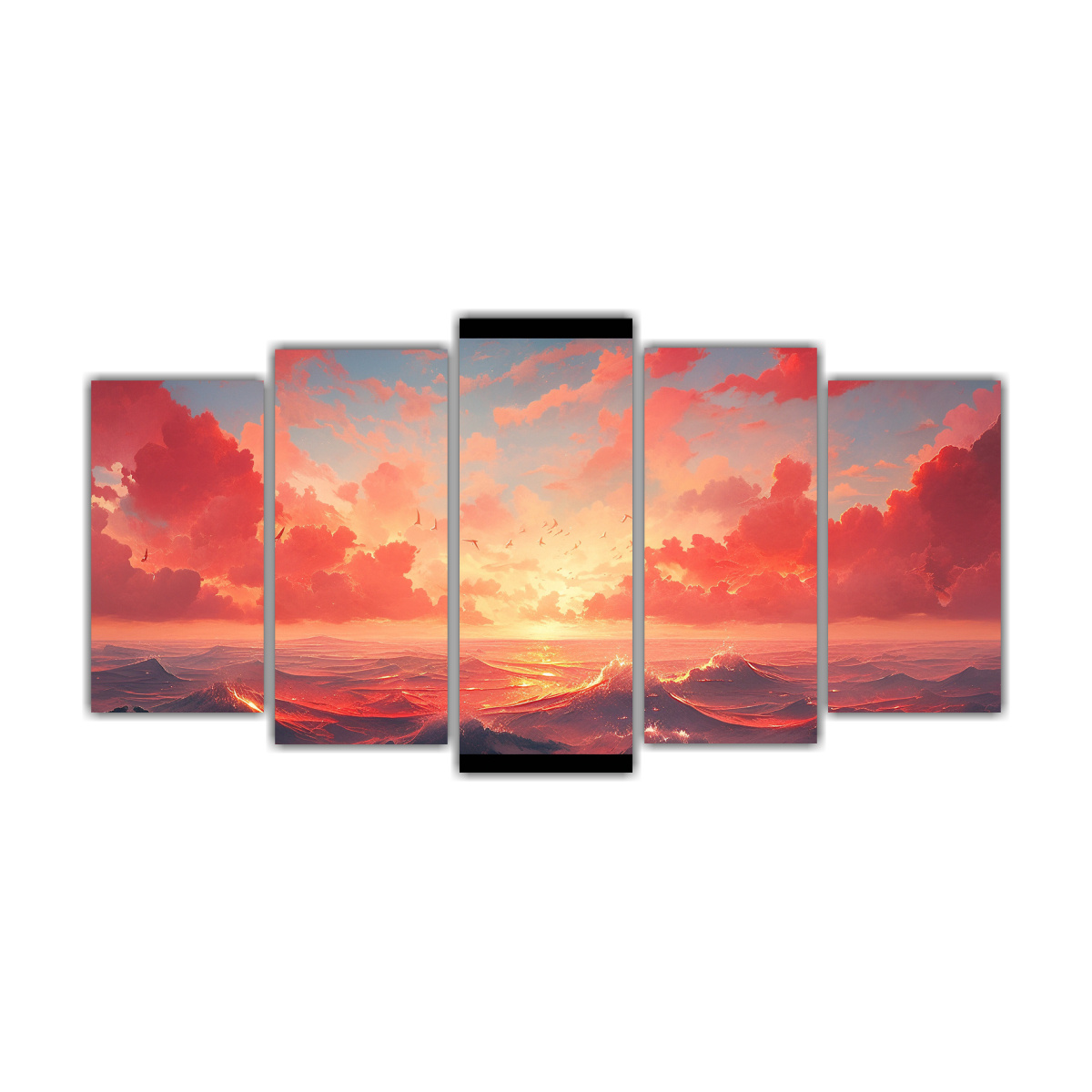 pintura-abstracta-de-cielo-y-mar-con-colores-rojos-