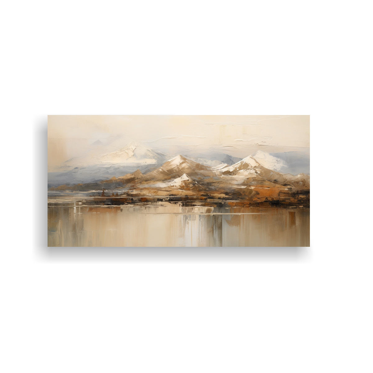 pintura-abstracta-de-colinas-monta-osas-junto-al-lago-