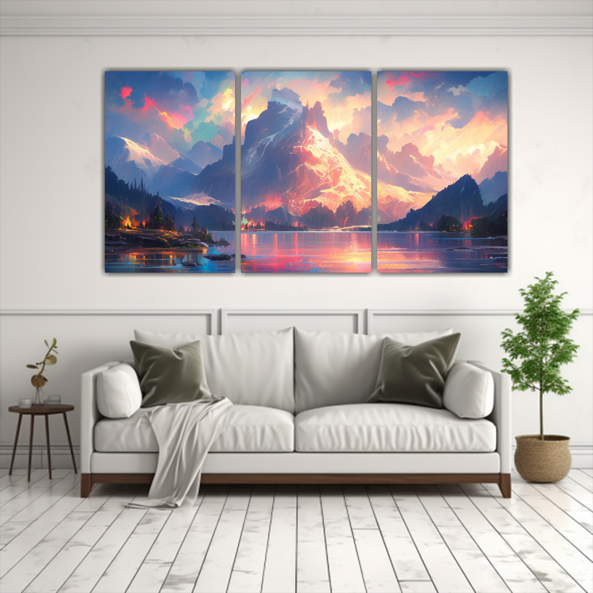 pintura-abstracta-de-monta-as-junto-al-lago-con-colores-arco-ris-1-1