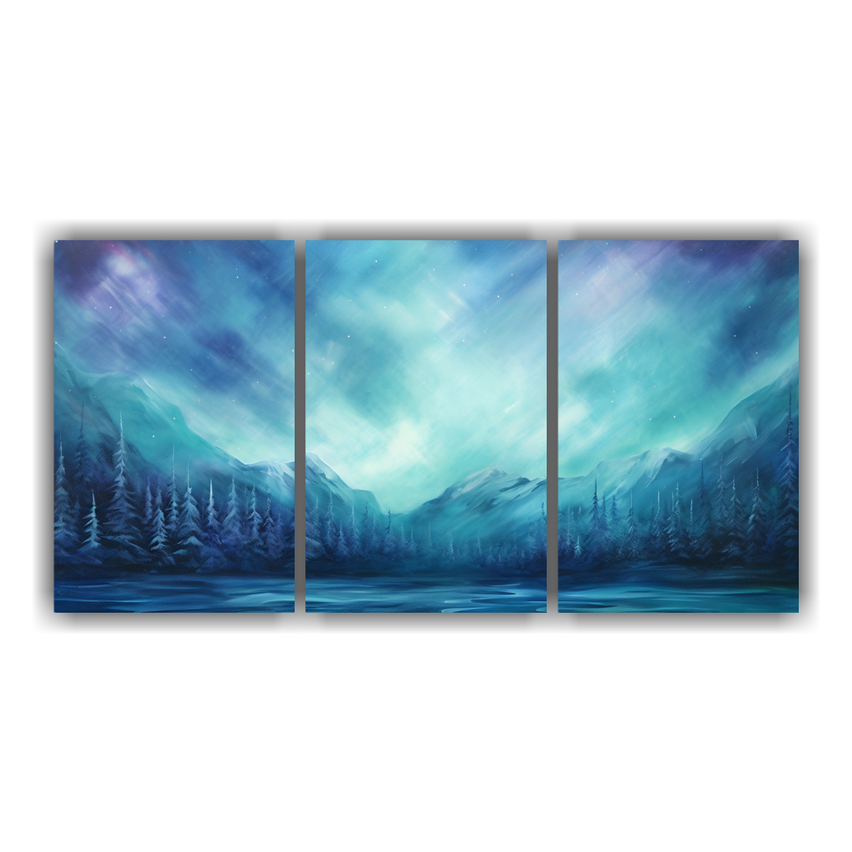 pintura-abstracta-de-northern-lights-en-tonos-azules-con-simetr-a