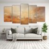 pintura-abstracta-de-un-adorable-cielo-y-mar-con-colores-marrones-1