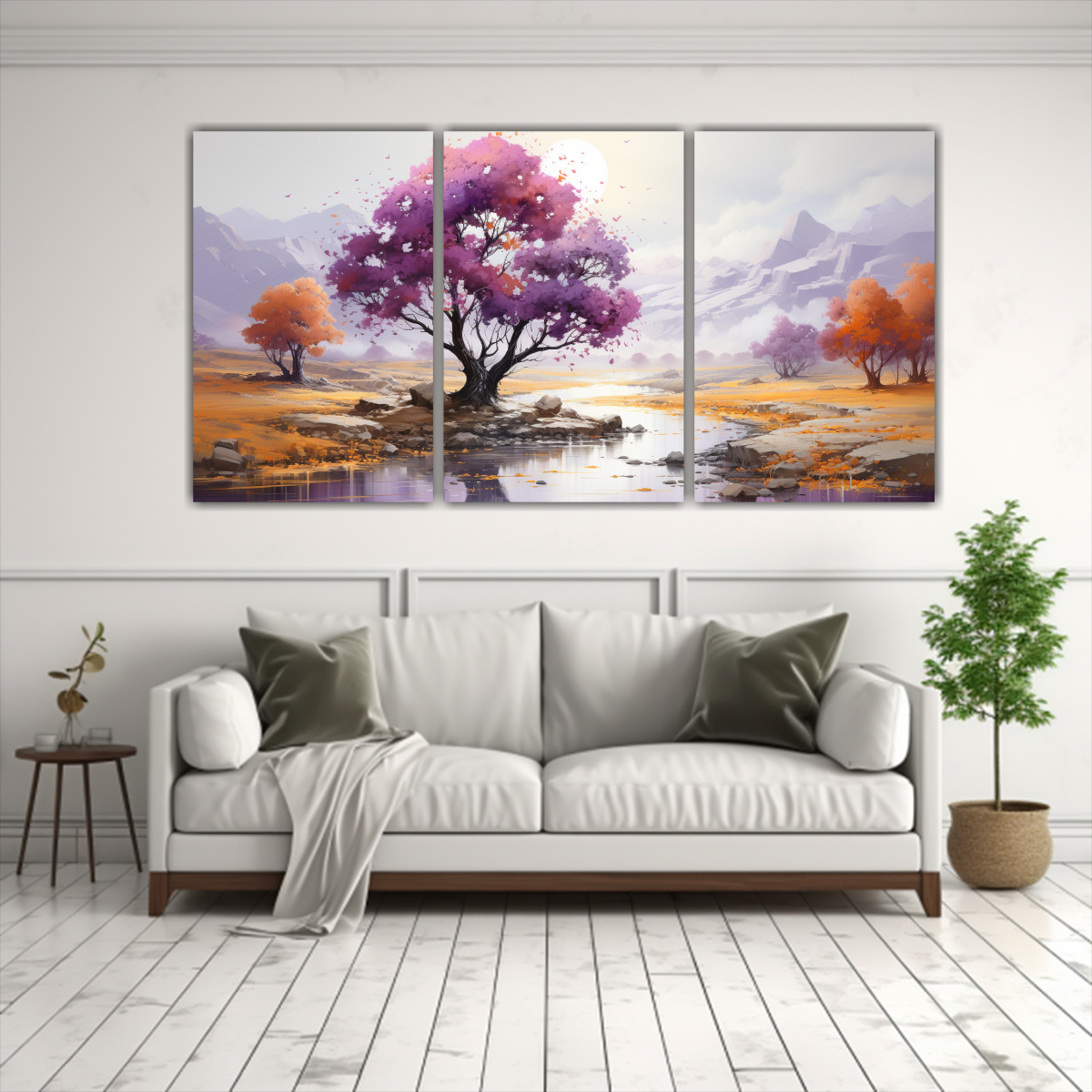 pintura-abstracta-de-un-rbol-de-algod-n-en-morado-y-oro-1