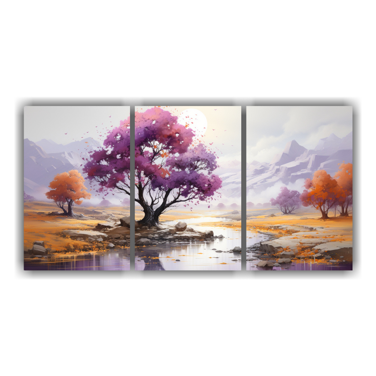pintura-abstracta-de-un-rbol-de-algod-n-en-morado-y-oro
