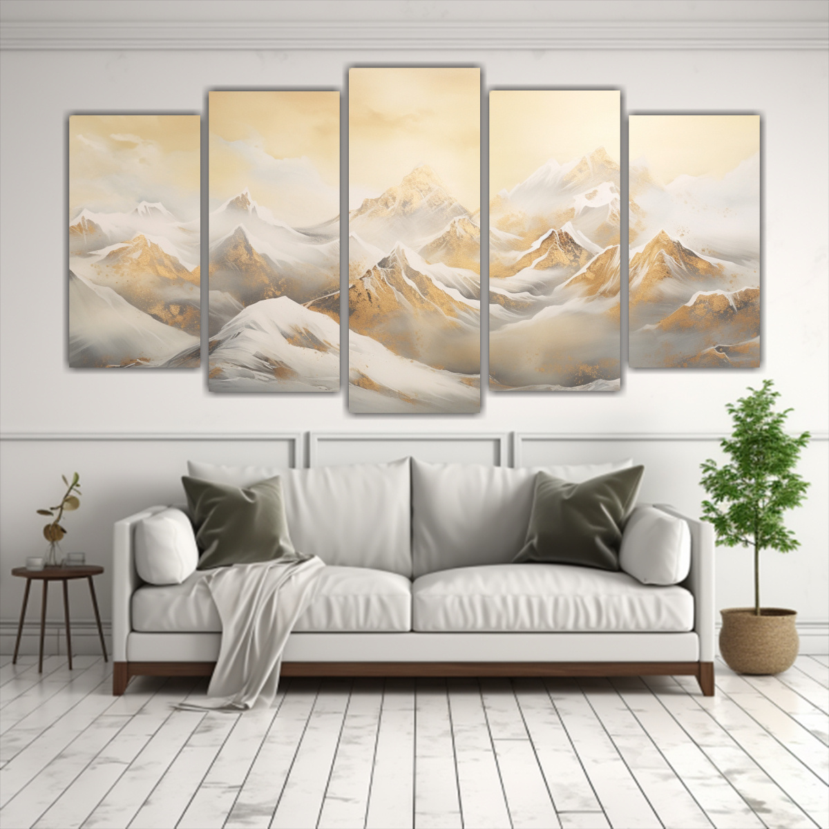 pintura-abstracta-equilibrada-de-monta-as-nevadas-con-colores-dorados-1
