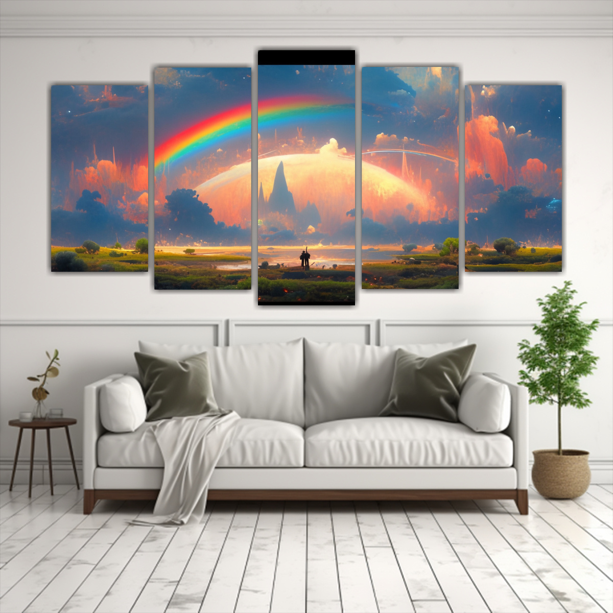 pintura-abstracta-paisaje-arco-iris-y-turquesa-en-lienzo-artesanal-1-1
