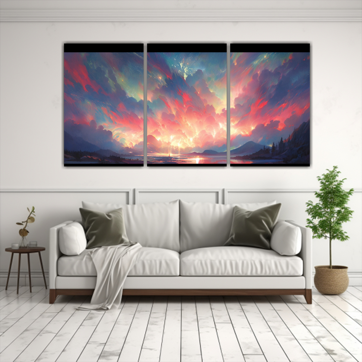 pintura-abstracta-poca-a-luces-del-norte-rojas-de-patron-intenso-1