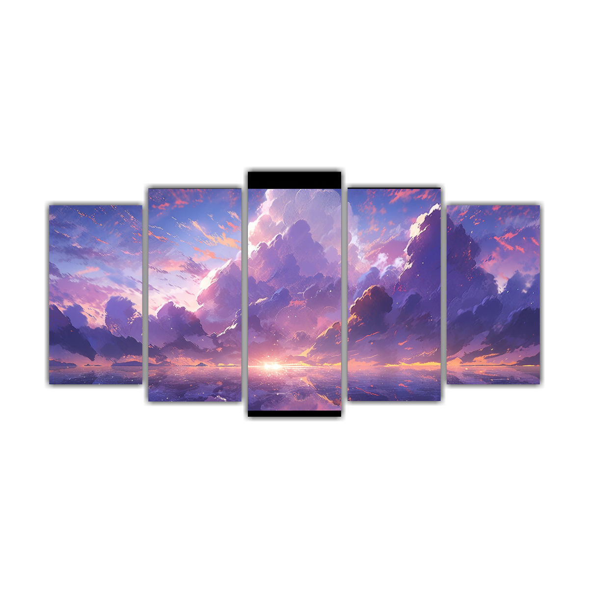 pintura-abstracta-urbana-de-cielo-y-mar-en-tonos-morados