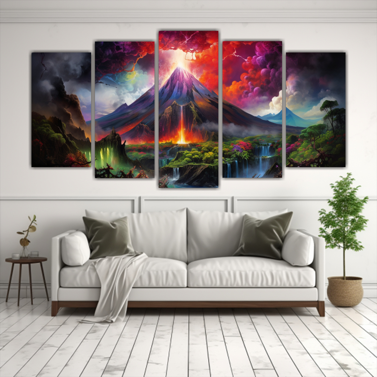 pintura-abstracta-volc-n-con-arco-iris-y-colores-rojos-1
