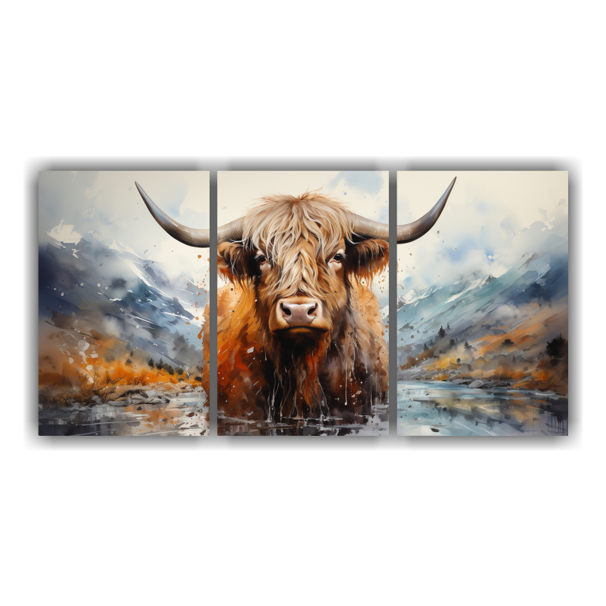 pintura-acuarela-original-estilo-colorido-21-st-tres-cuadros-wak