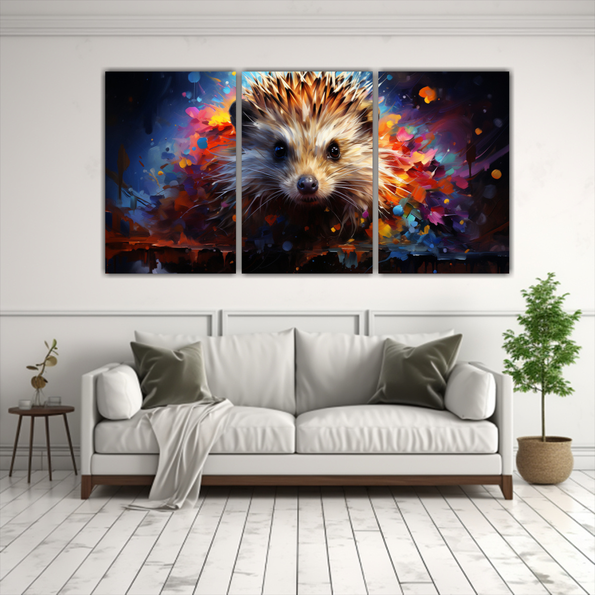 pintura-al-estilo-leo-colorida-de-estilo-erizo-en-bastidor-moderno-con-tres-telas-1