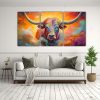 pintura-al-estilo-leo-colorida-de-estilo-longhorn-cow-21-equilibrio-visual-en-tres-artes-1