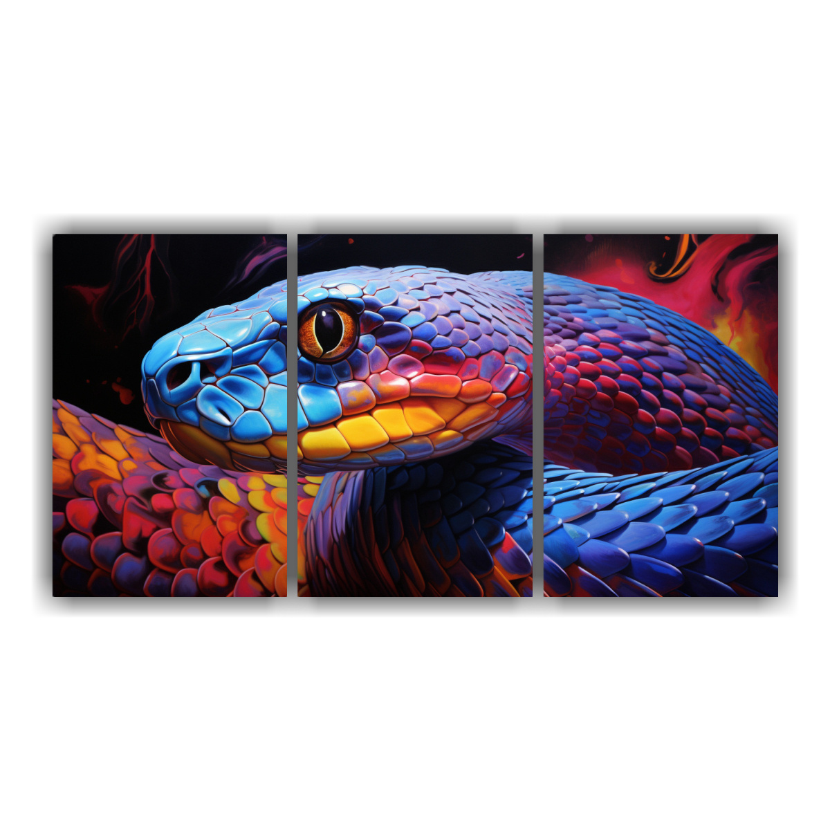 pintura-al-estilo-leo-colorida-estilo-serpiente-tres-cuadros-tonos-vivos-21-v-52