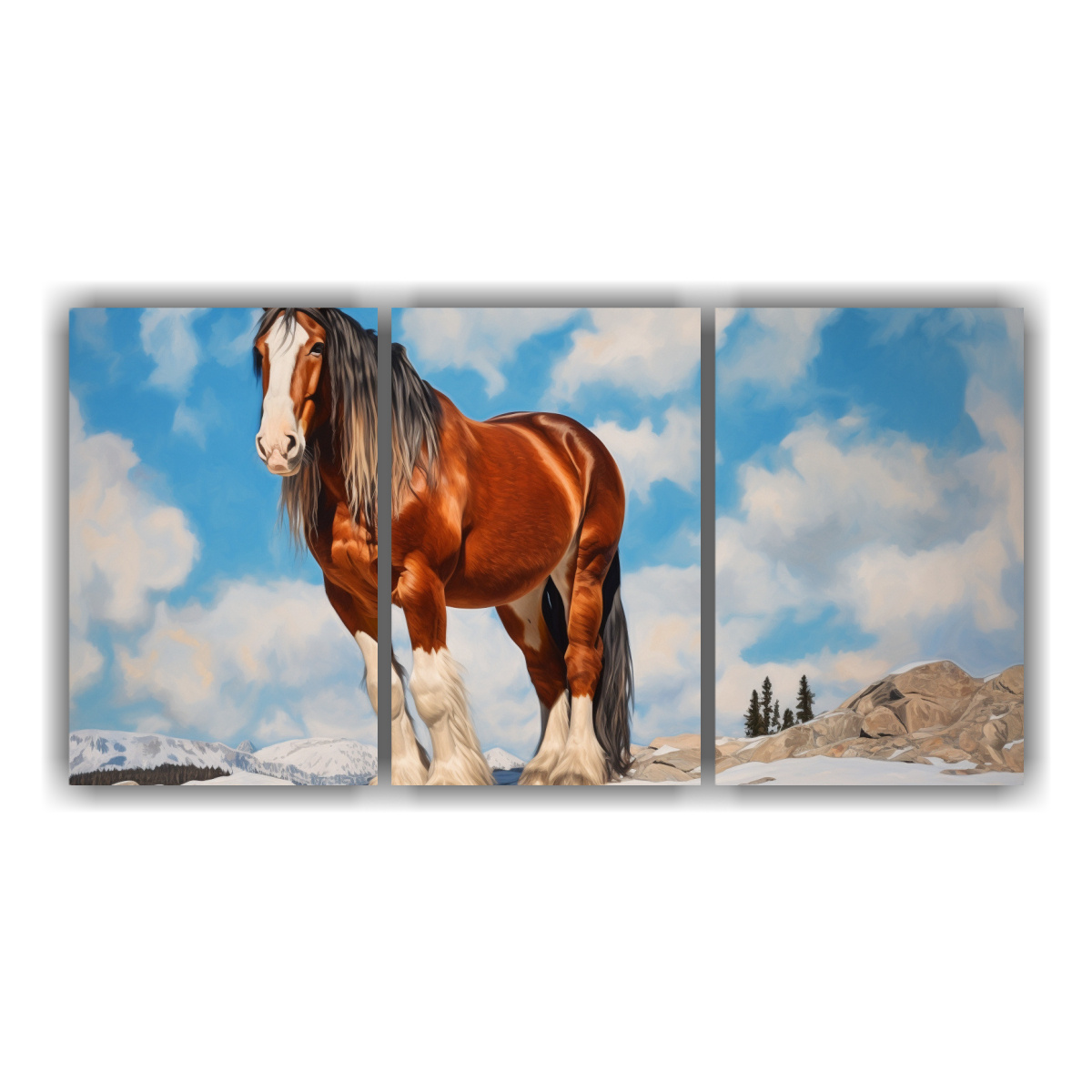 pintura-al-estilo-leo-de-caballo-clydesdale-en-lienzo-artesanal-