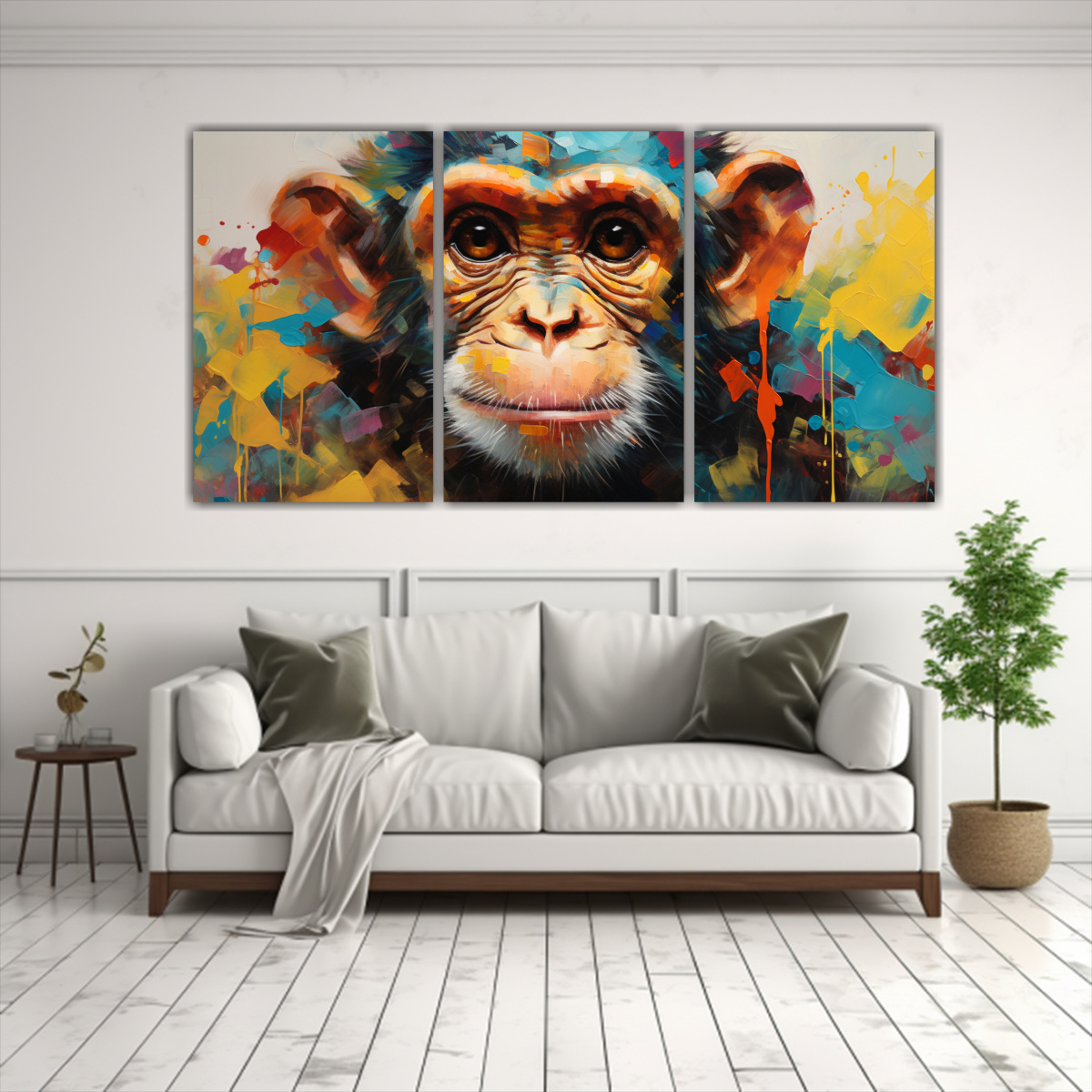 pintura-al-estilo-leo-de-un-mono-colorido-en-estilo-expresionista-tres-artes-lindas-1