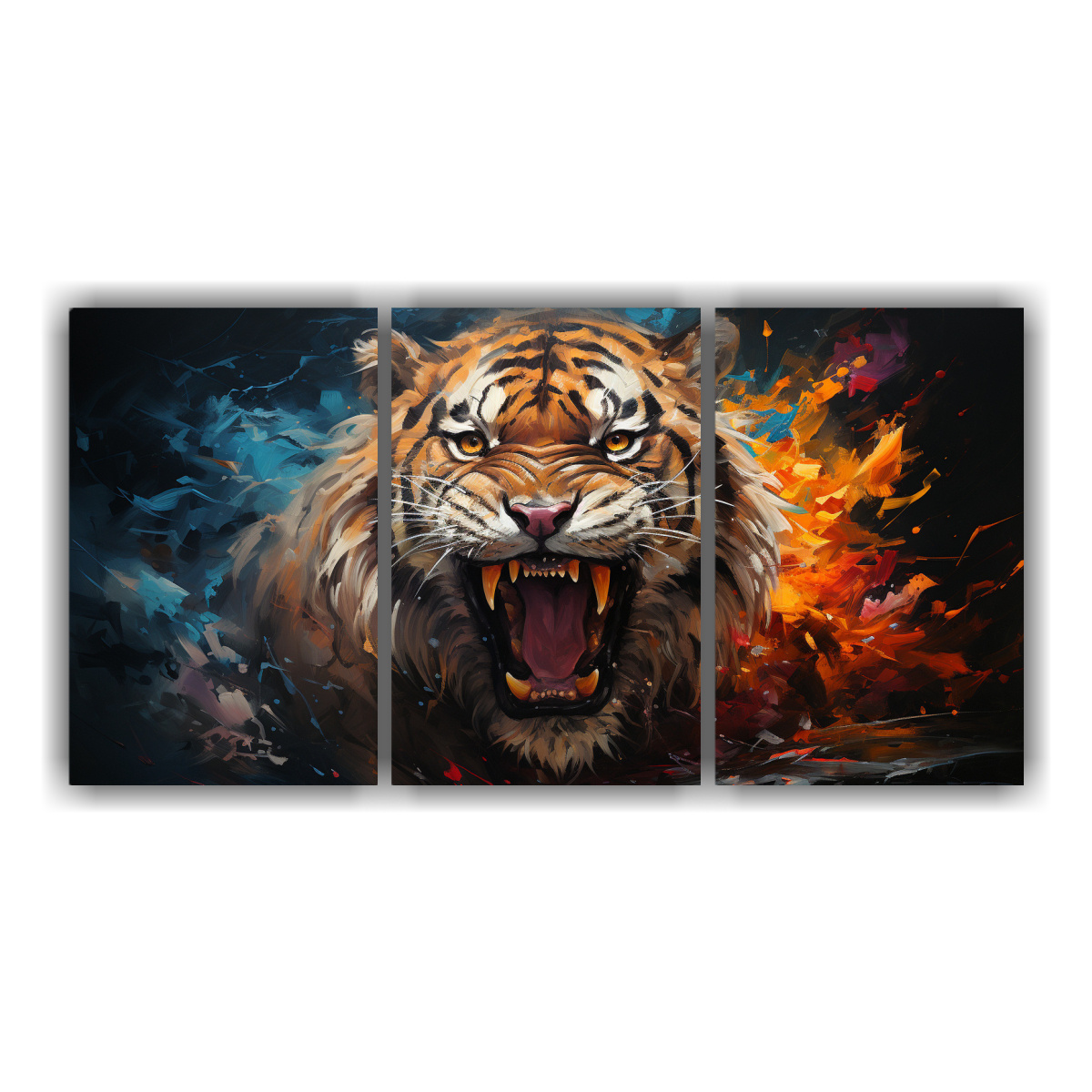 pintura-al-estilo-leo-de-un-tigre-colorido-en-equilibrio