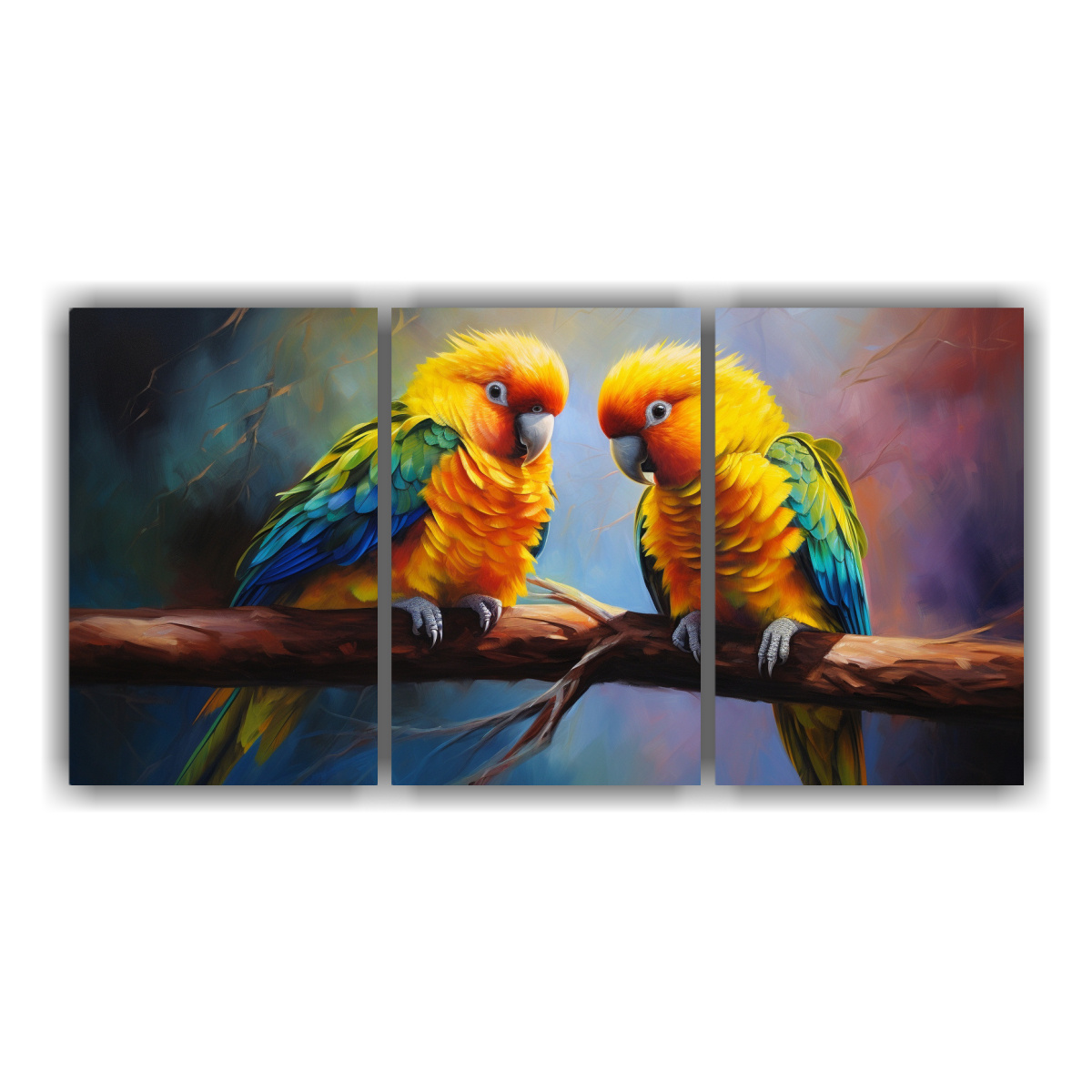 pintura-al-estilo-leo-estilo-amoroso-y-colorido-en-bastidor-con-tres-telas-inspiradas-en-poca