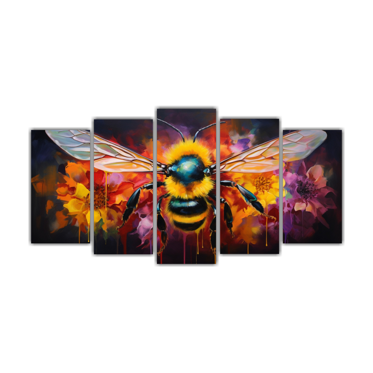 pintura-al-estilo-leo-moderna-en-relieve-con-abeja-colorida-