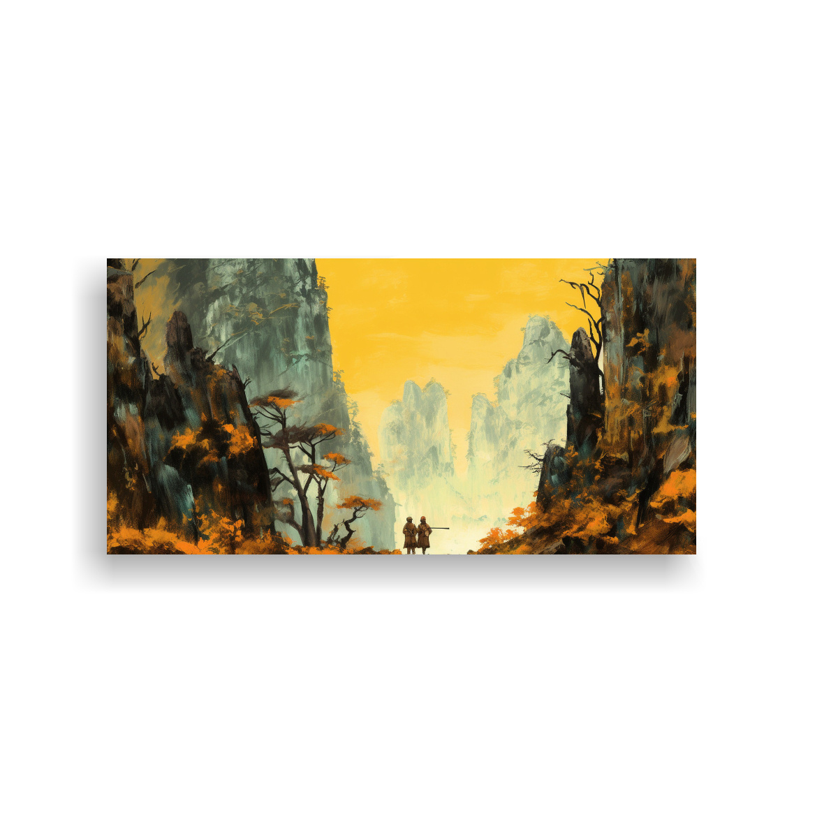 pintura-amarilla-en-lienzo-con-monta-a-amarilla-decoraci-n-moderna-sala