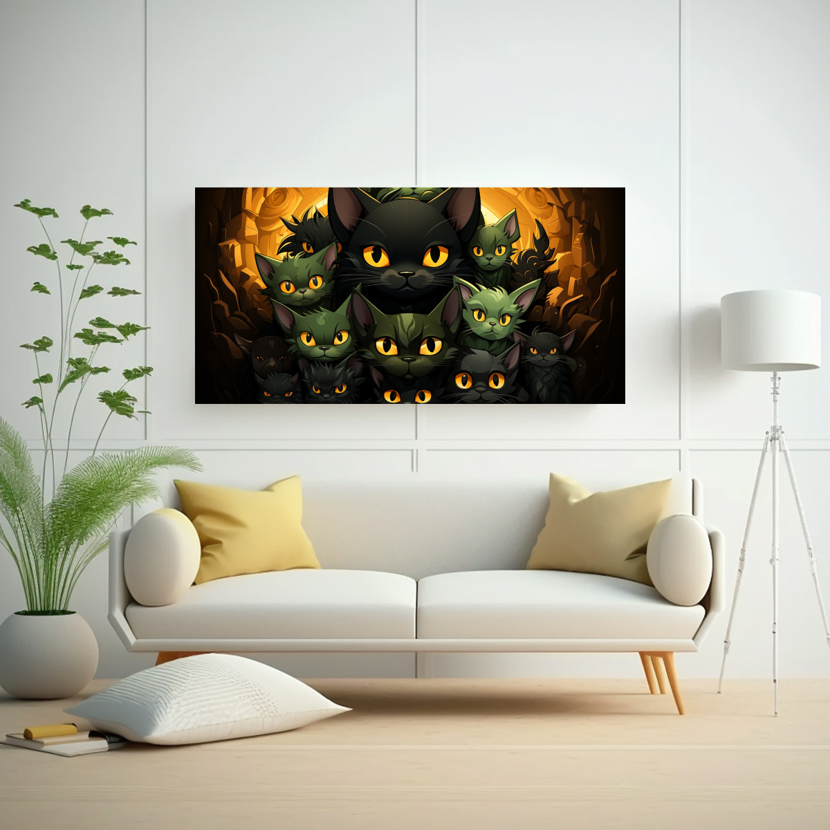 pintura-cuadro-de-gatos-negros-apilados-en-decoraci-n-1