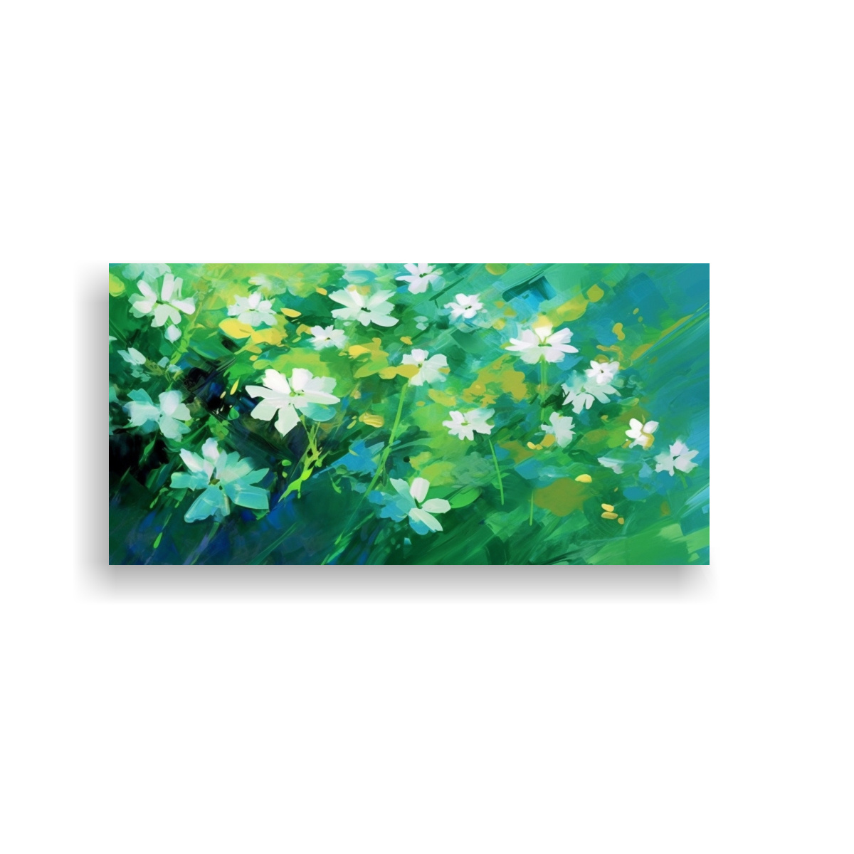 pintura-de-arte-de-pared-con-dise-o-de-flores-verdes-brillantes
