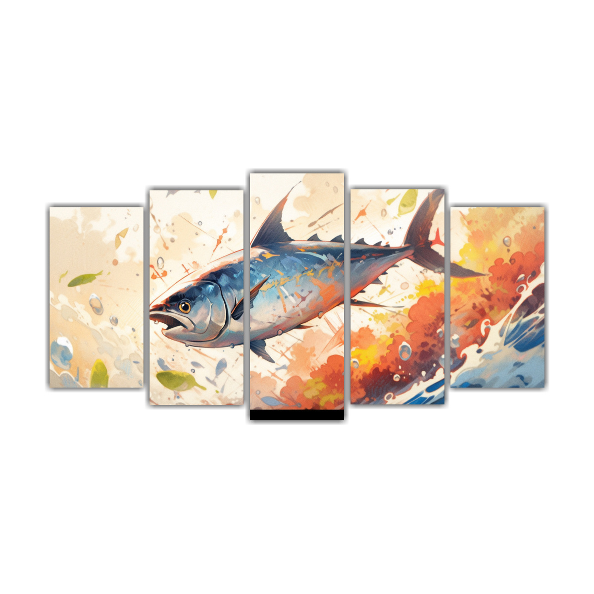 pintura-de-at-n-en-tela-estilo-acuarela-5-lienzos-de-inspiraci-n-marina-