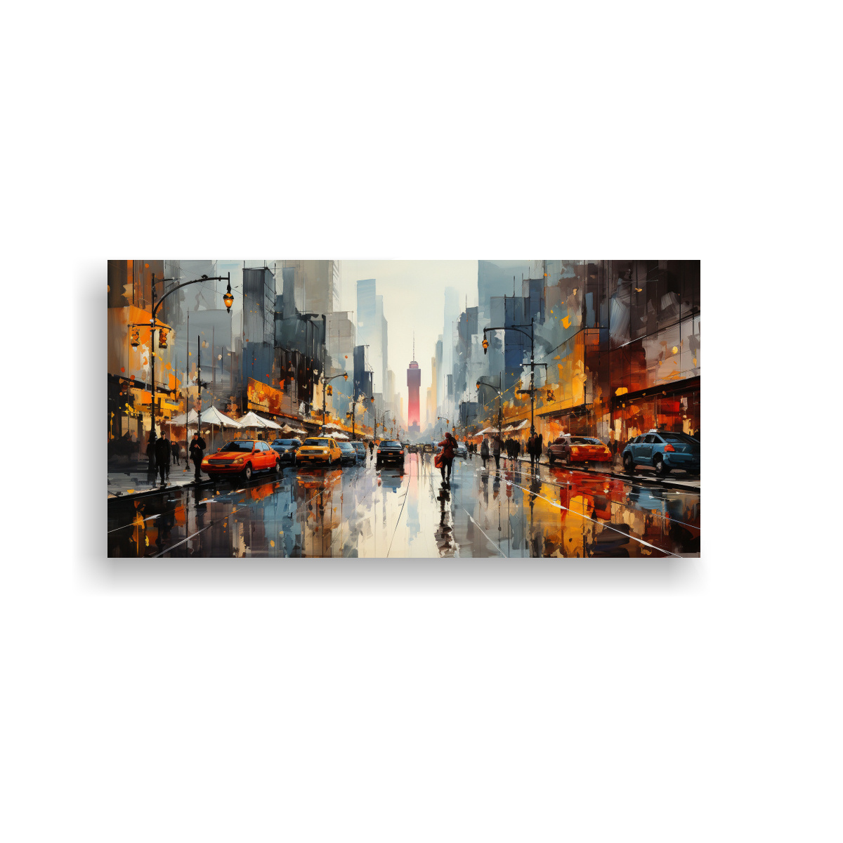 pintura-de-ciudad-con-tonos-c-lidos-en-lienzo-calle-urbana-variada-