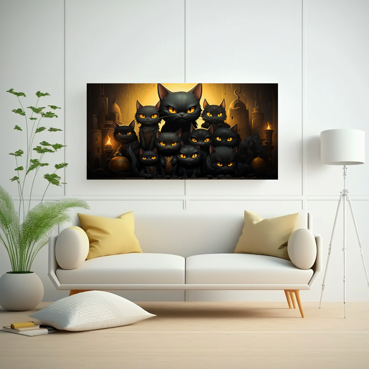 pintura-de-decoraci-n-grupo-de-gatos-negros-apilados-1-1