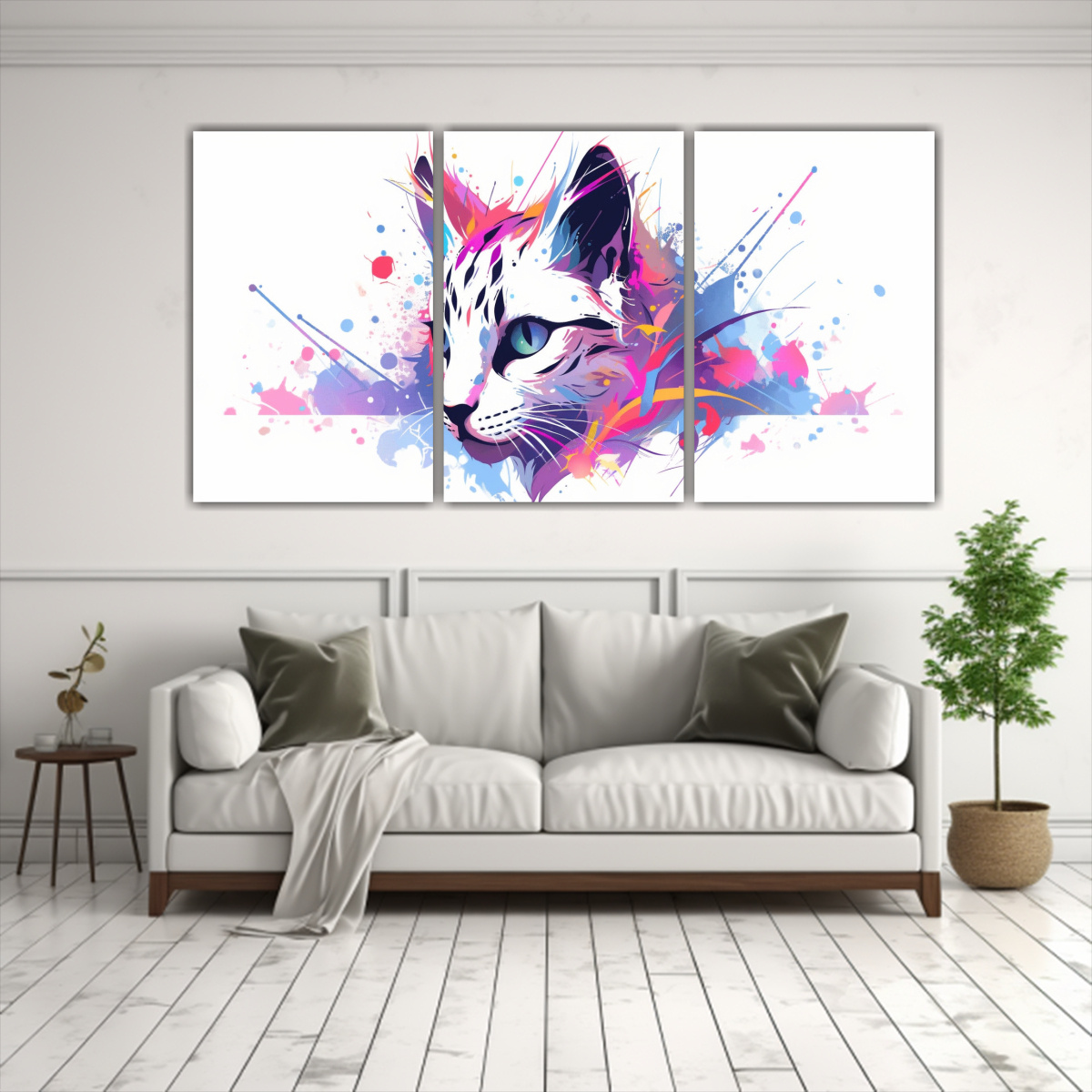 pintura-de-gato-salvaje-en-colores-arco-ris-y-morado-estilo-neo-pop-1-1