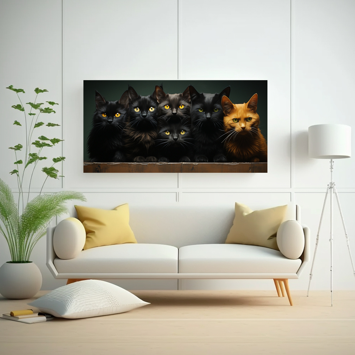 pintura-de-lienzo-de-gatos-negros-apilados-1