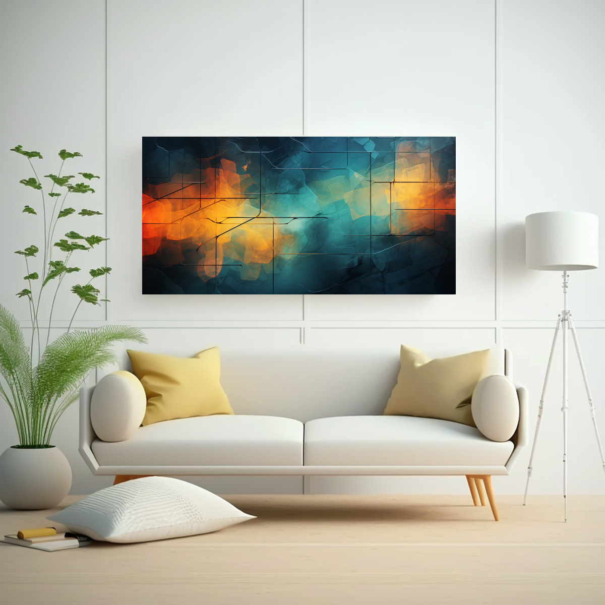 pintura-de-pared-abstracta-brillante-en-colores-mondrian-1