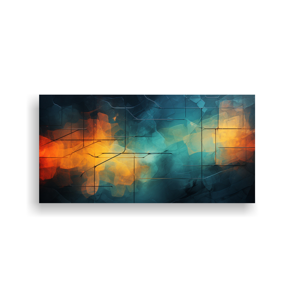 pintura-de-pared-abstracta-brillante-en-colores-mondrian