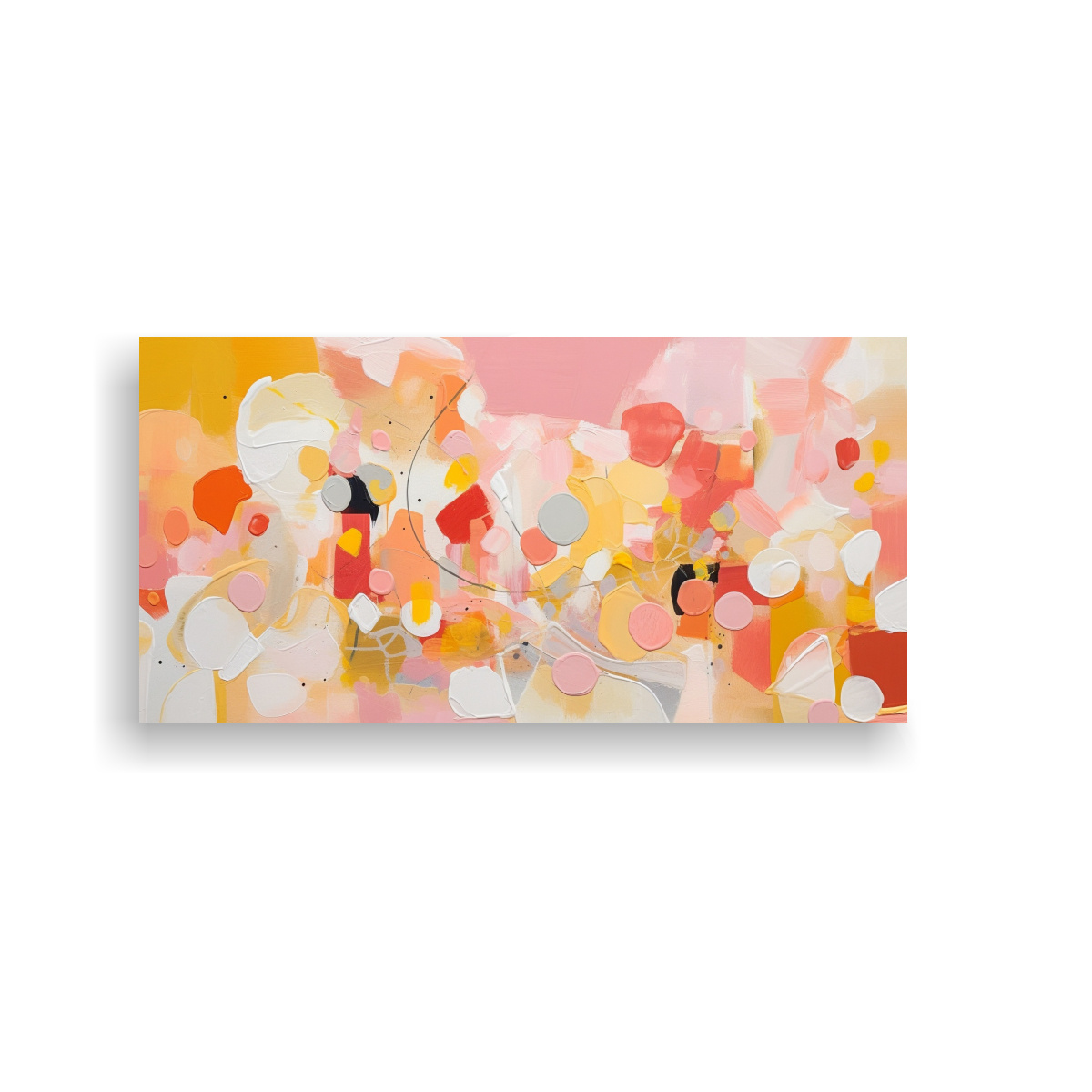 Cuadro Decorativo Amarillos Y Blancos ¡Diseños