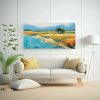 pintura-decorativa-vintage-de-costa-con-olas-veleros-y-rocas-altas-1