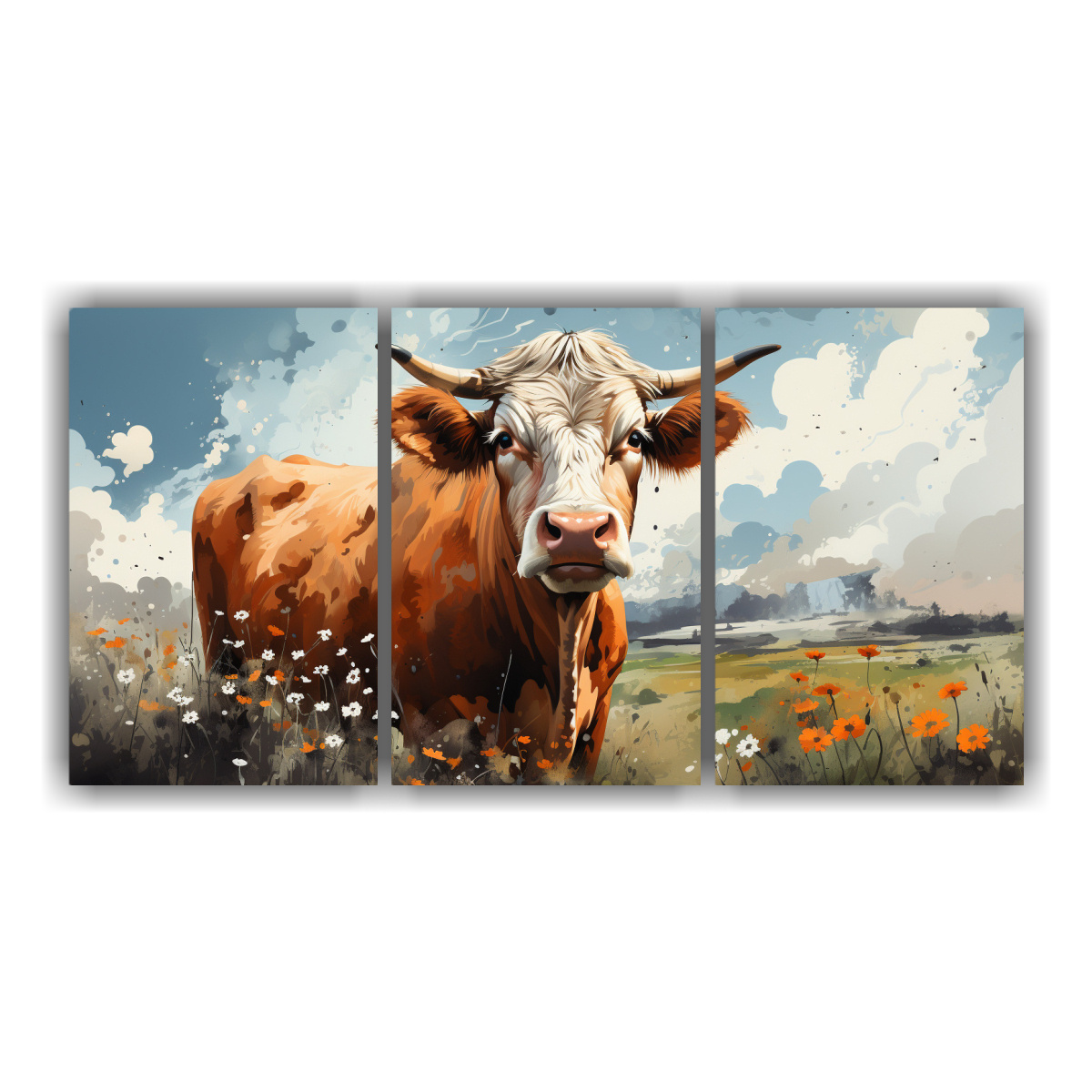 pintura-detallada-de-vaca-hereford-en-acuarelas-coloridas