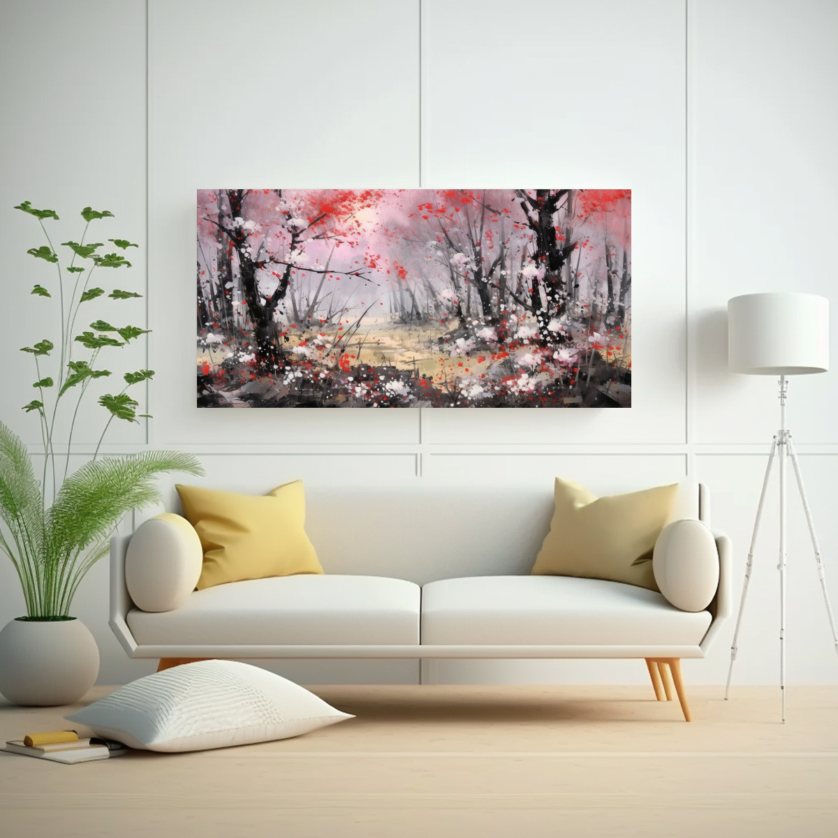 pintura-en-bastidor-de-wu-guanzhong-para-cocina-1