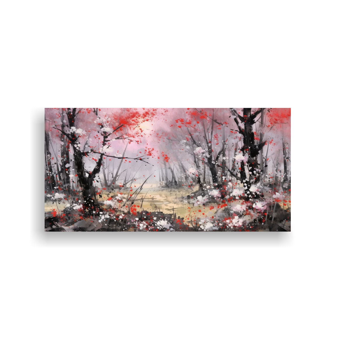 pintura-en-bastidor-de-wu-guanzhong-para-cocina