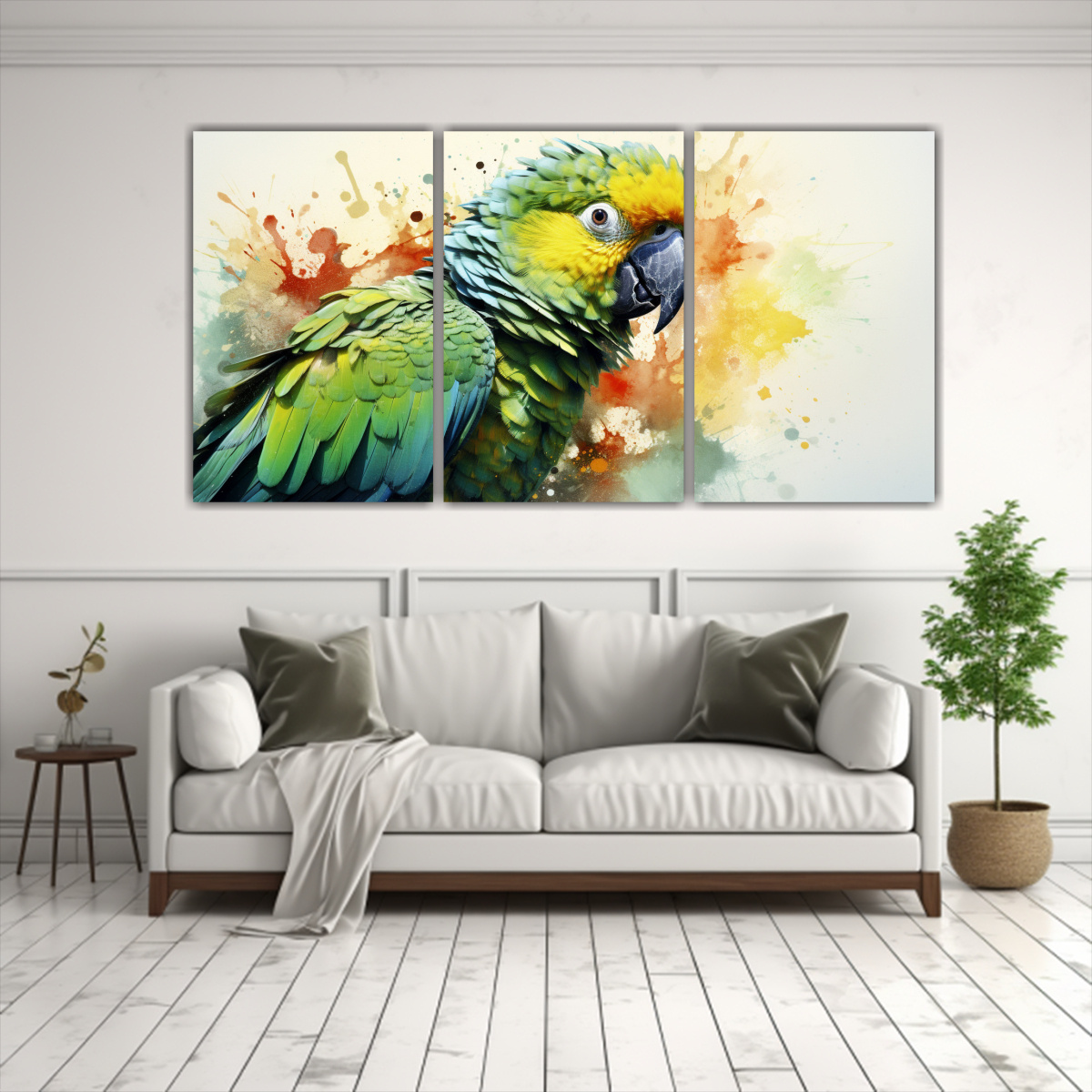 pintura-estilo-acuarela-loro-amaz-nico-colorido-en-tres-lienzos-urbanos-1-1