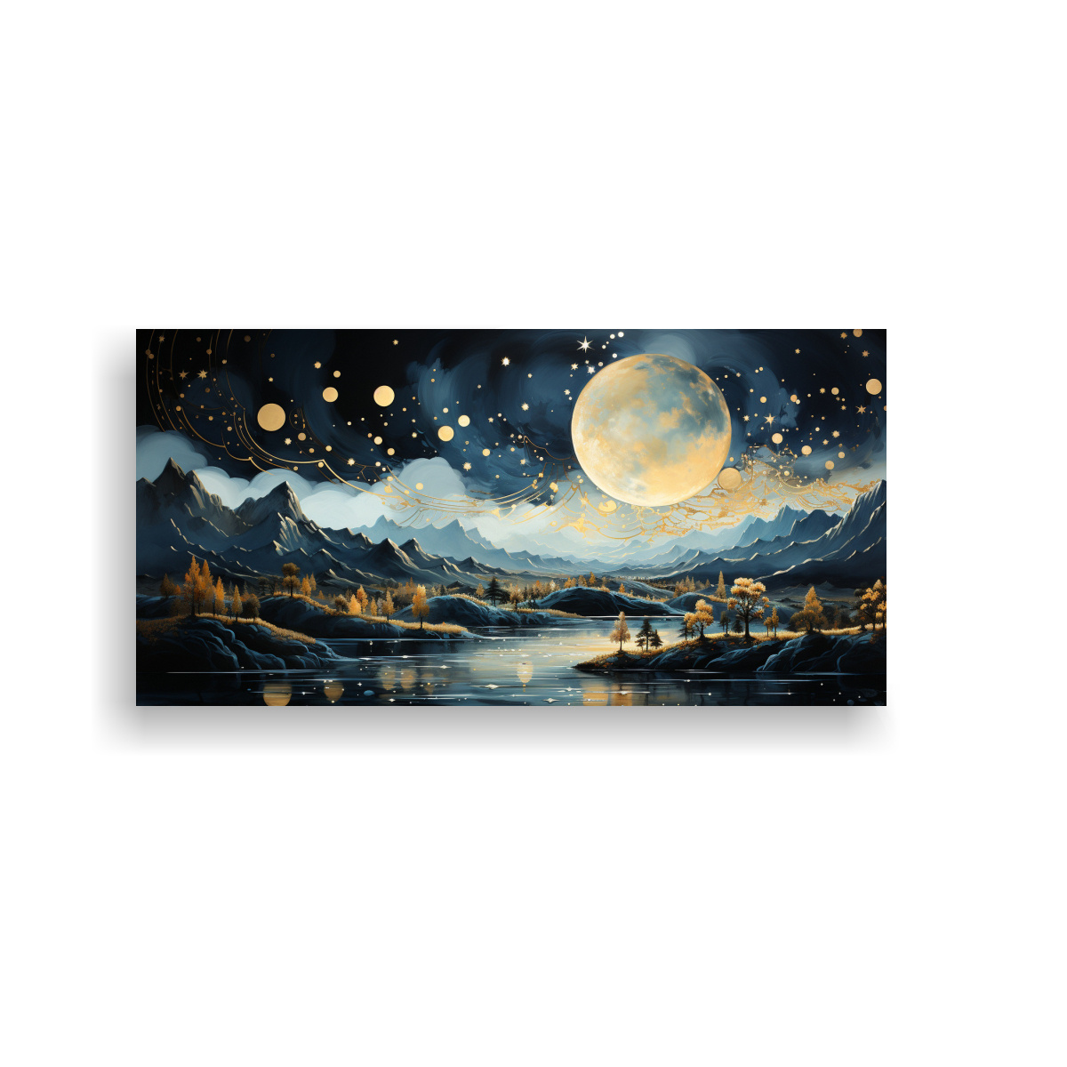 pintura-inspiradora-juvenil-luna-sobre-monta-as-