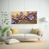 pintura-juvenil-con-hojas-doradas-en-relieve-y-flores-moradas-1