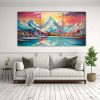 pintura-lienzo-personalidad-monta-as-nevadas-arco-ris-turquesa-1