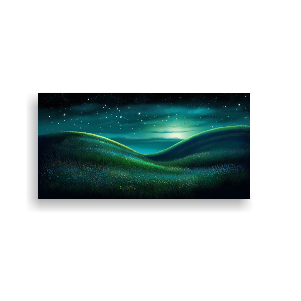 pintura-lienzo-vintage-para-cuarto-noche-estrellada-m-gica-en-colina-