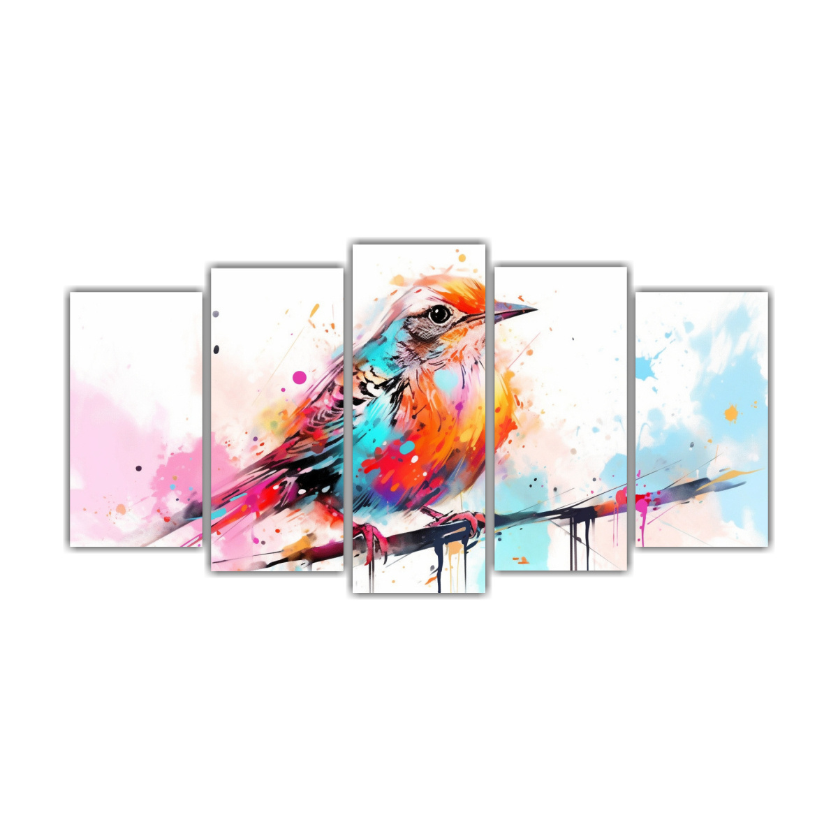 pintura-mural-vanguardista-de-un-zorzal-en-colores-blancos