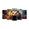 pintura-neo-pop-de-erizo-en-llamativos-colores-del-bosque-