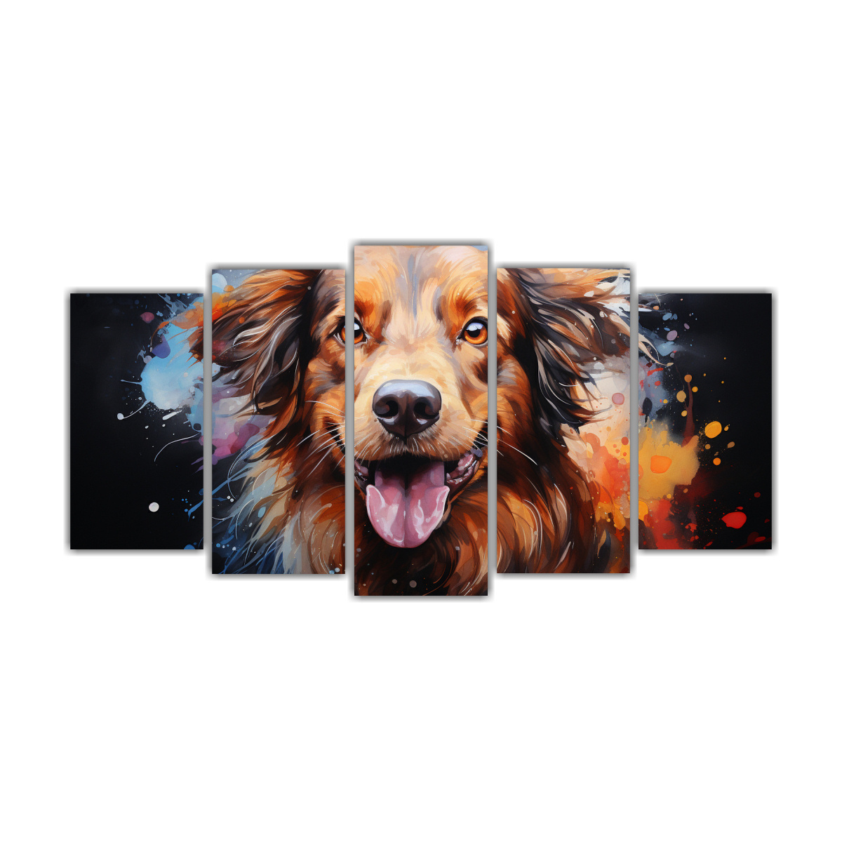pintura-original-de-un-perro-en-acuarelas-estilo-colorido-